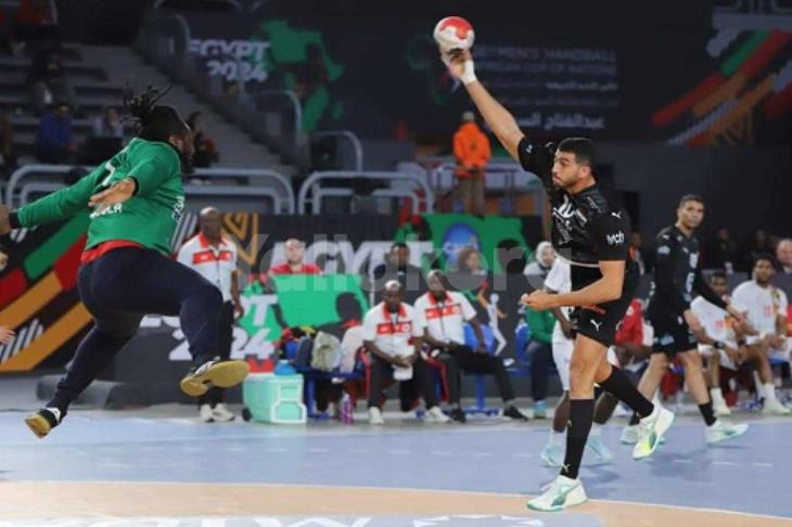 منتخب مصر وأنجولا كرة اليد